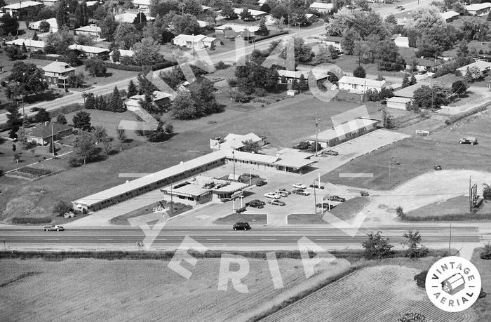 Tuscola Motel - 1980 Aerial